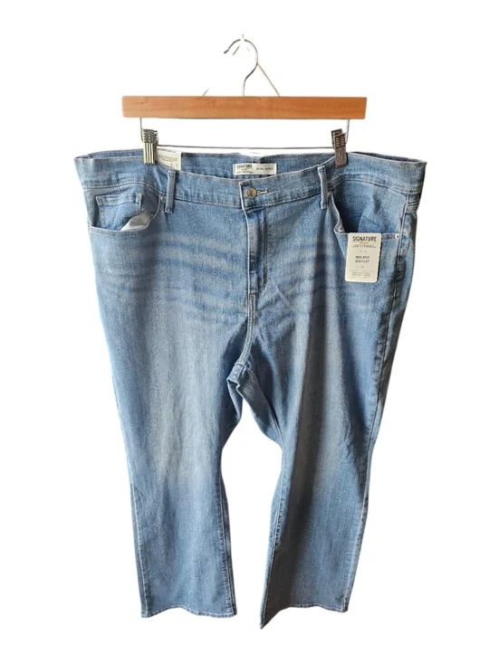 Signature by Levi Strauss & Co Gold Label Mid-Rise Bootcut Jeans Size 22M - Picture 1 of 7